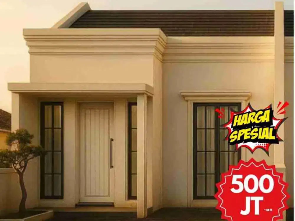 Rumah 1 lantai model klasik dekat kampus UNPAM 2 Pamulang