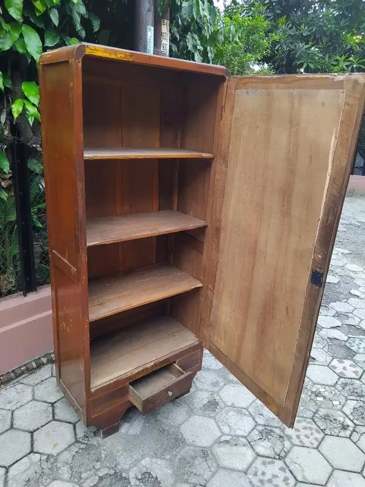 lemari 1 pintu jati lawaasan