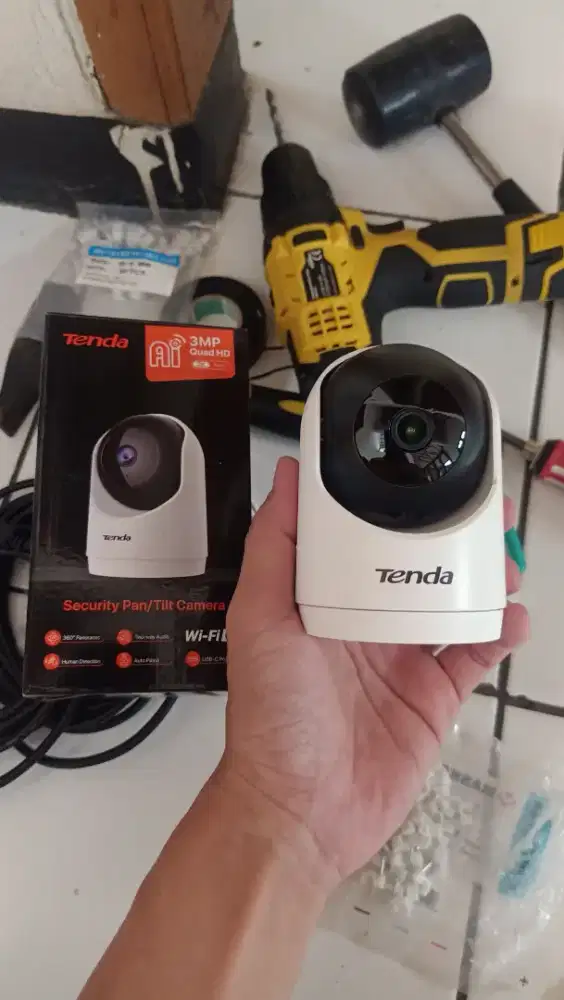 Kamera CCTV Indoor Tenda RP3 3MP Pan/Tilt WiFi – Baru