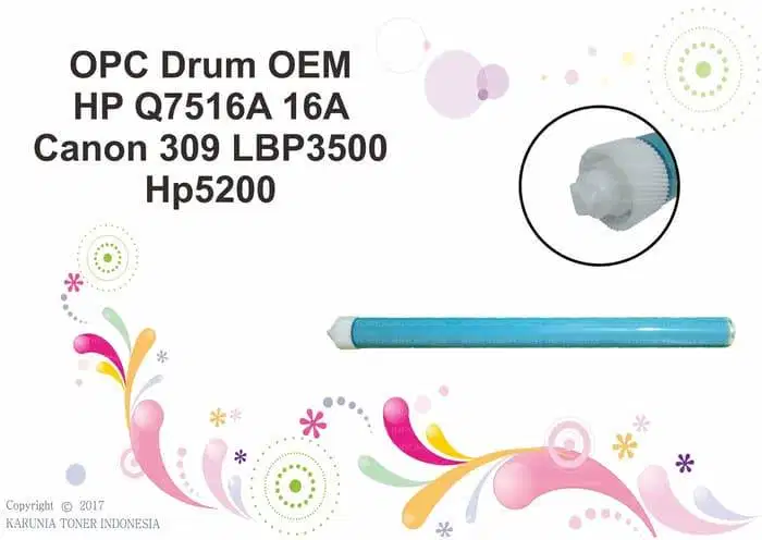 OPC Drum OEM HP Q7516A 16A Canon 309 LBP3500 HP5200
