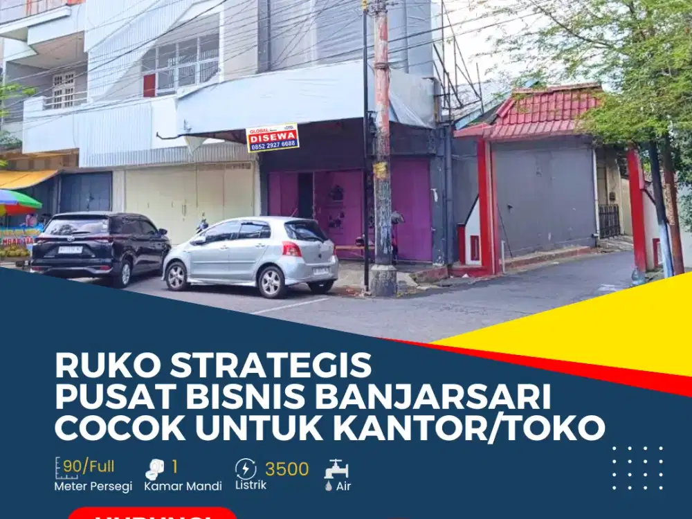 Ruko Pusat Bisnis Banjarsari Cocok Untuk Kantor/Toko