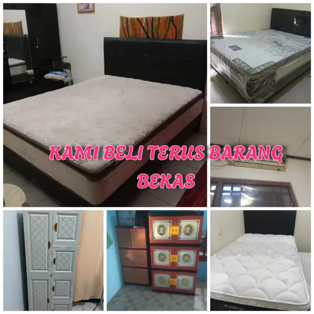 Terima Terus Springbed dan Furniture bekas anda