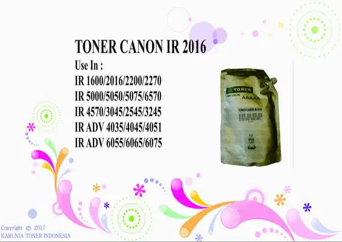 Serbuk Toner Cartridge IR2445 / IR3245 / IR4035 / IR4045 / IR4051