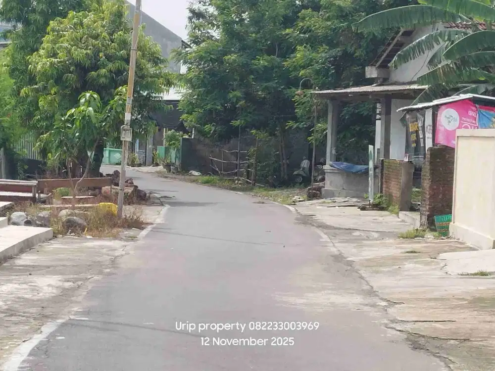 Dijual pekarangan 815m di utara hotel alana colomadu