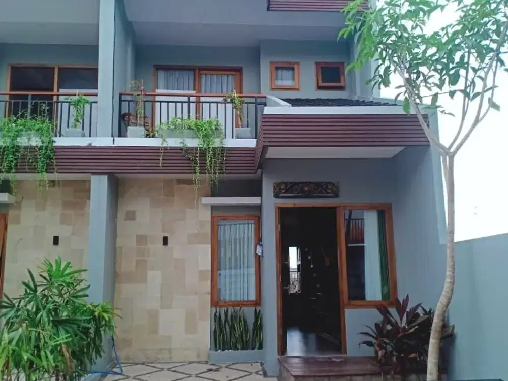 DIJUAL LEASEHOLD 2 KAMAR TIDUR VILLA D'MALEO RESIDENCE RENON DENPASAR SIAP HUNI