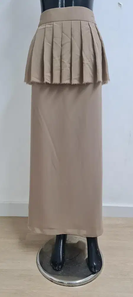 Rok rample sifon premium, rok premium, bawahan wanita, rok premium