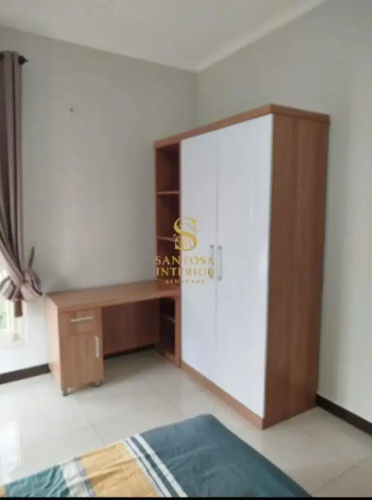 Almari plus meja belajar