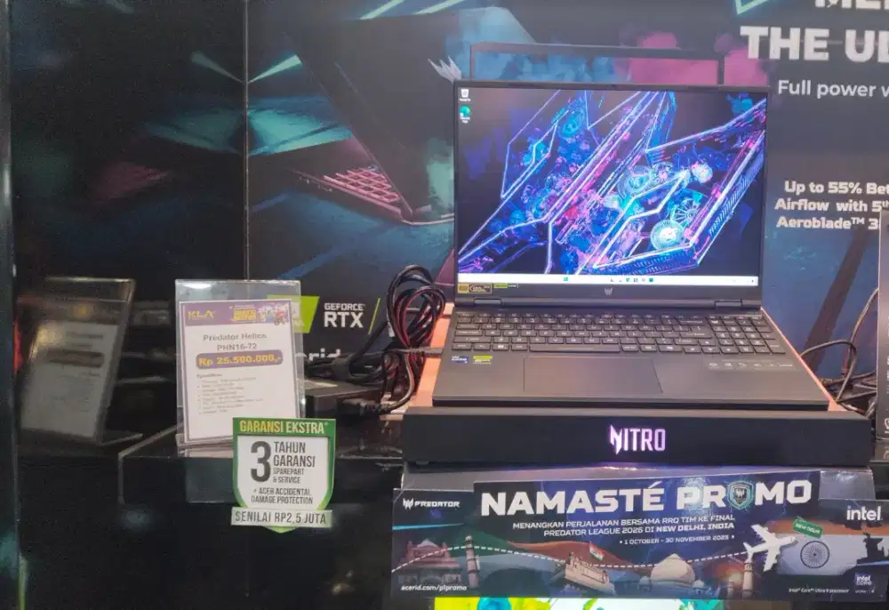 Predator Helios PHN16-72 Intel core i9 di KLA Komputer siPaling Mantap