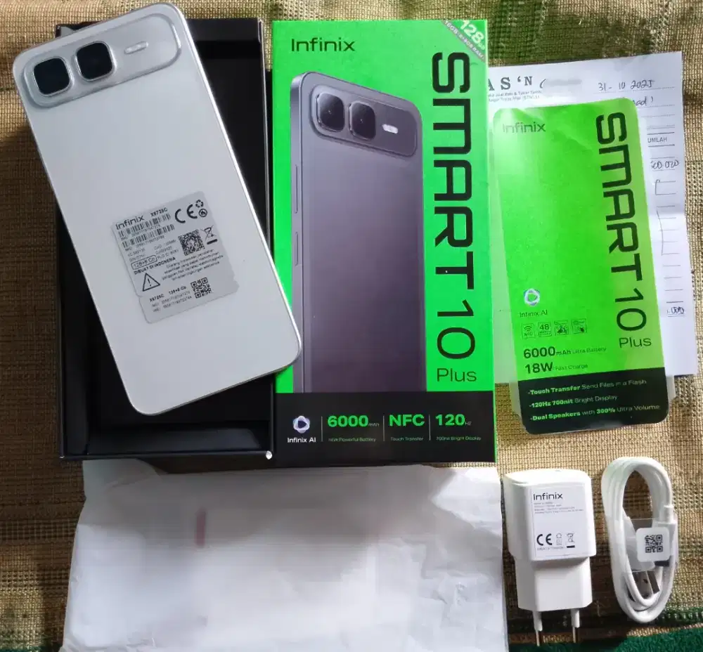 Infinix Smart 10 plus NFC Ram 8+8/128