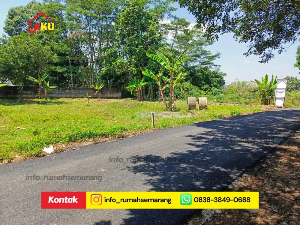 Investasi Menarik! Tanah Murah Gunungpati Arah Ungaran — Bisa Sekalian Bangun Rumah 2 Lantai!