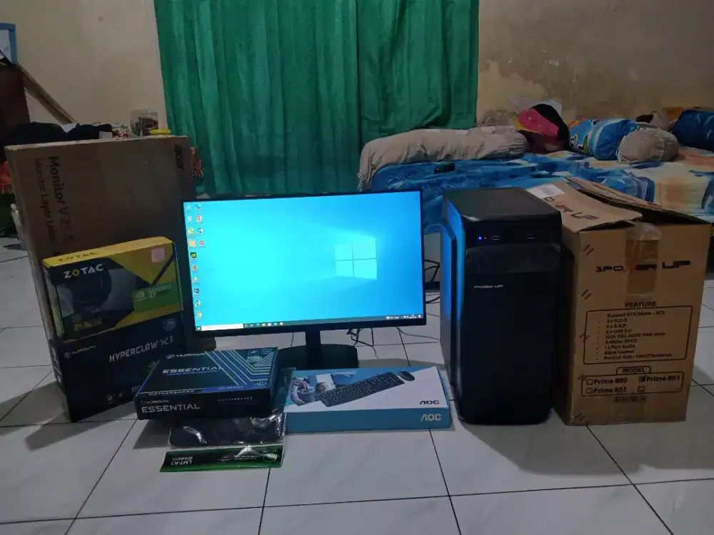 1set PC intel core i5 3470 ram 16gb hdd 500gb vga 2gb ddr5