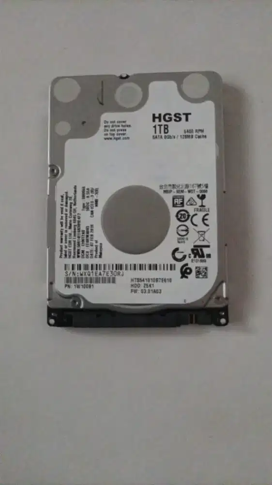 HDD merk HGST 1 TB