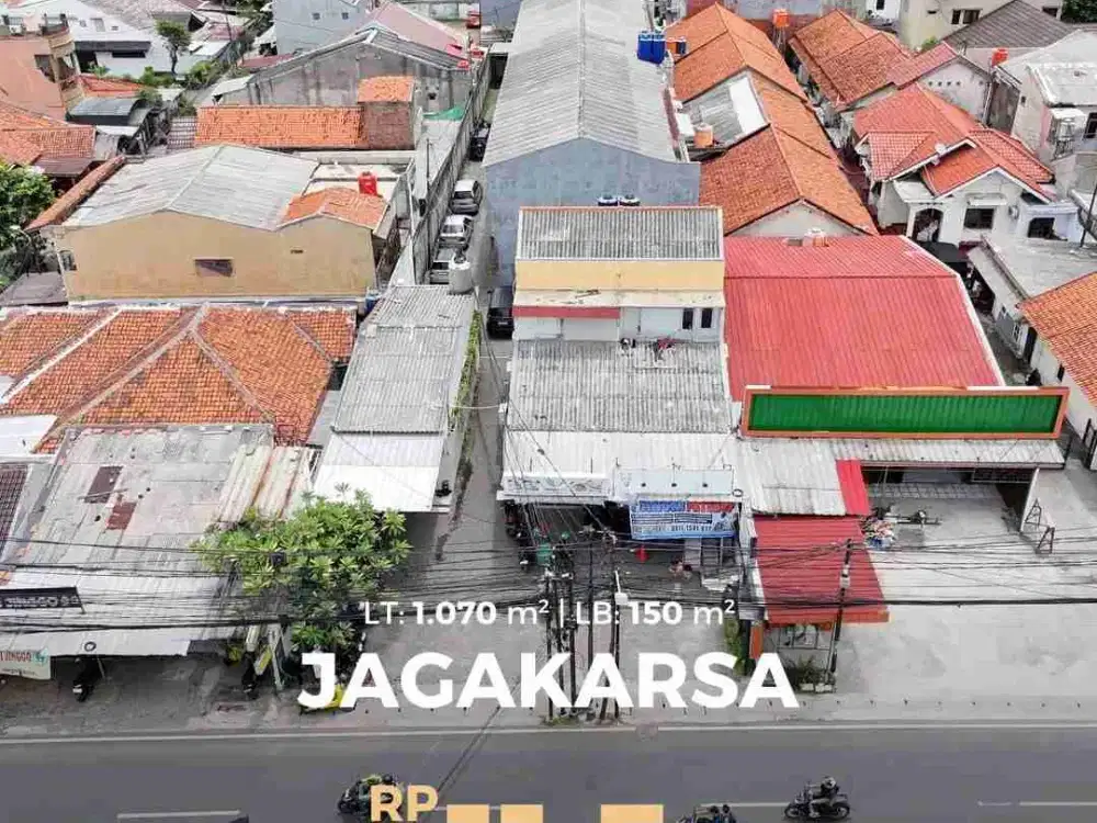 bangunan komersial dan kontrakan pingir jalan raya jagakarsa jakarta selatan shm dibawah njop