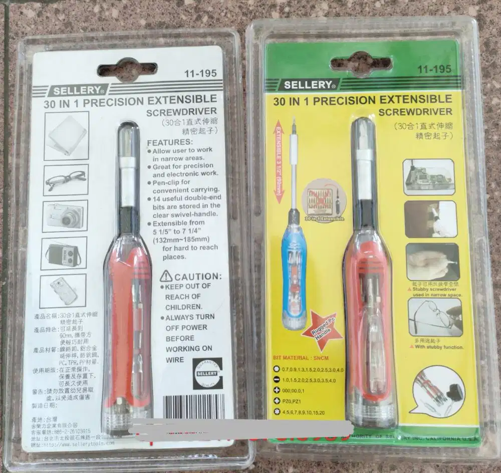 Obeng Extensible 30 pc-set 11-195