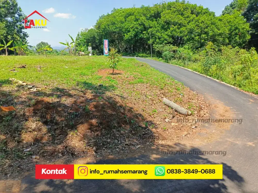 Tanah kavling dekat UNNES, arah Ungaran, cuma 100 meter dari kantor BPMPK!