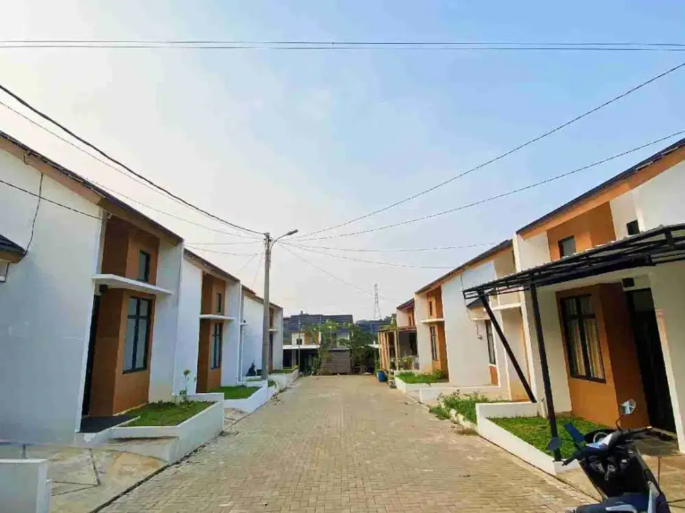 rumah asri modern pemandangan indah