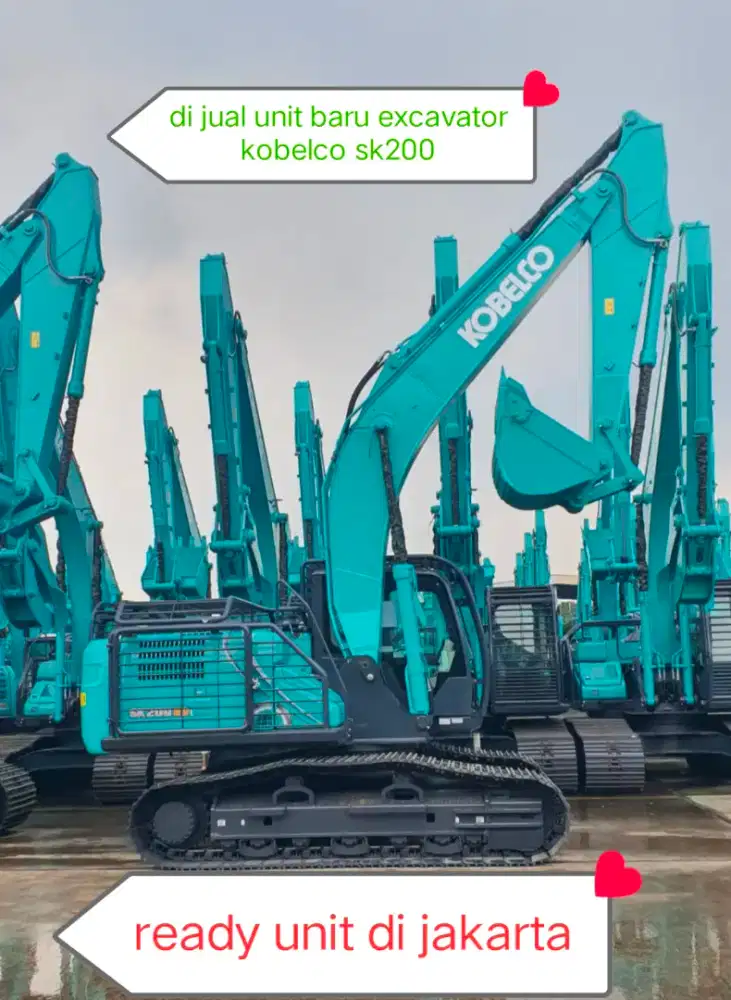 Jual unit baru, excavator kobellco sk 200