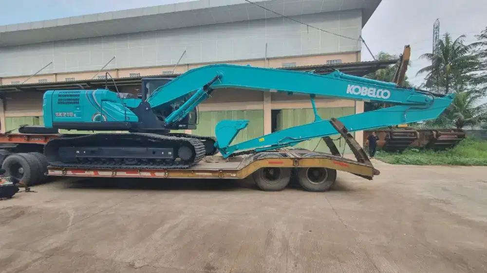 Jual unit baru, excavator kobellco long arm sk 200