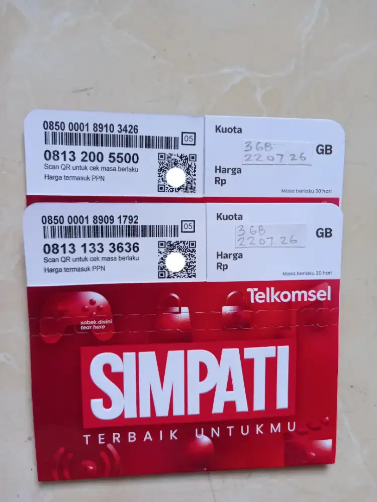Telkomsel simpati nomor cantik 11 digit angka cantik