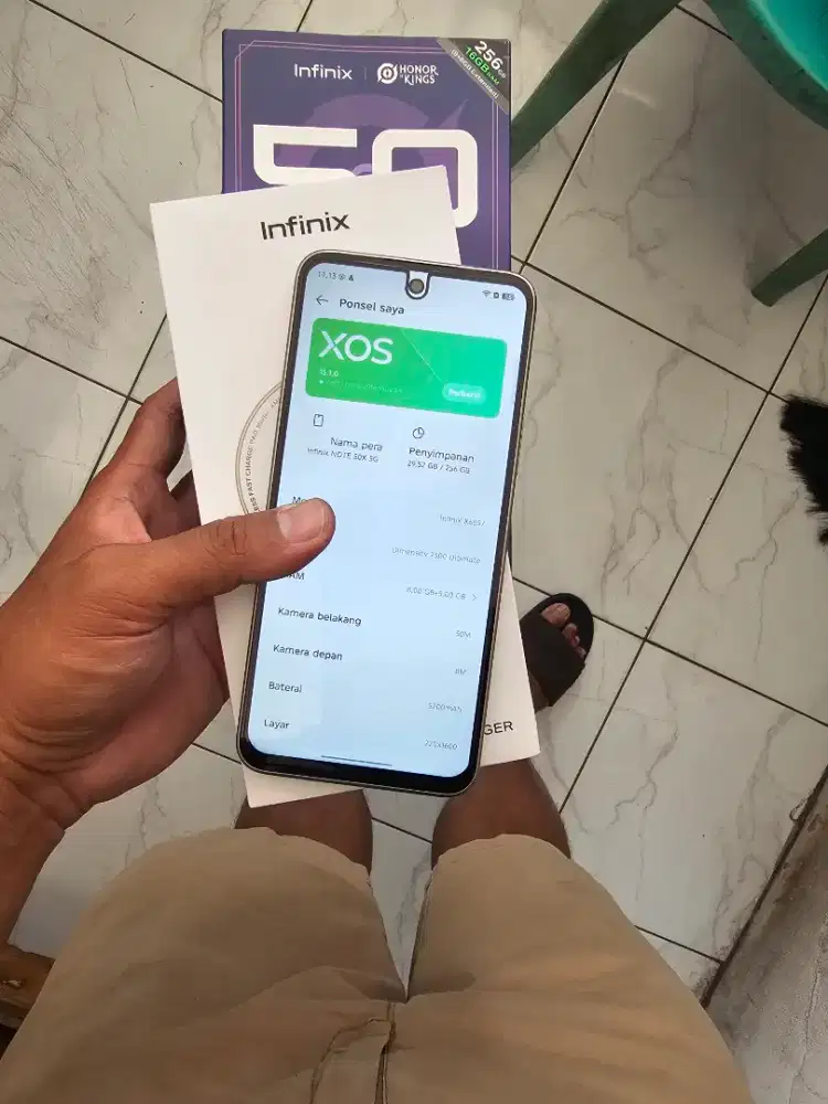 Infinix Note 50X 8+8/256 5G Resmi msih bgus no minus TT mSuk