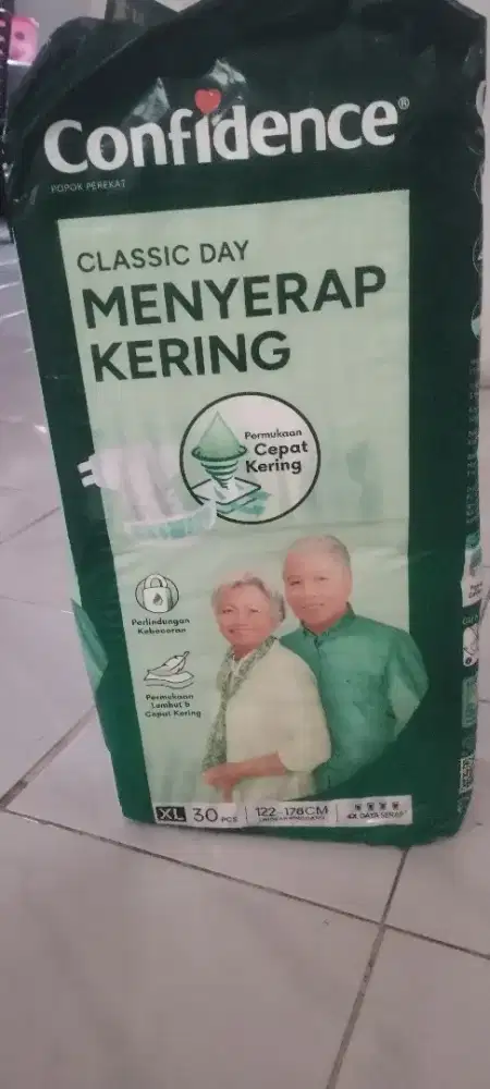 Popo dewasa perekat ukuran XL 30 pcs