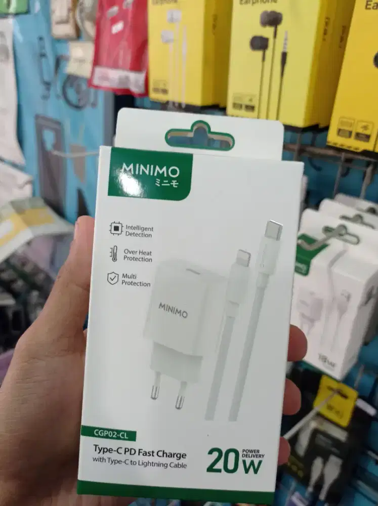 Travel Charger Type-C to Lightning Minimo CGP02-CL