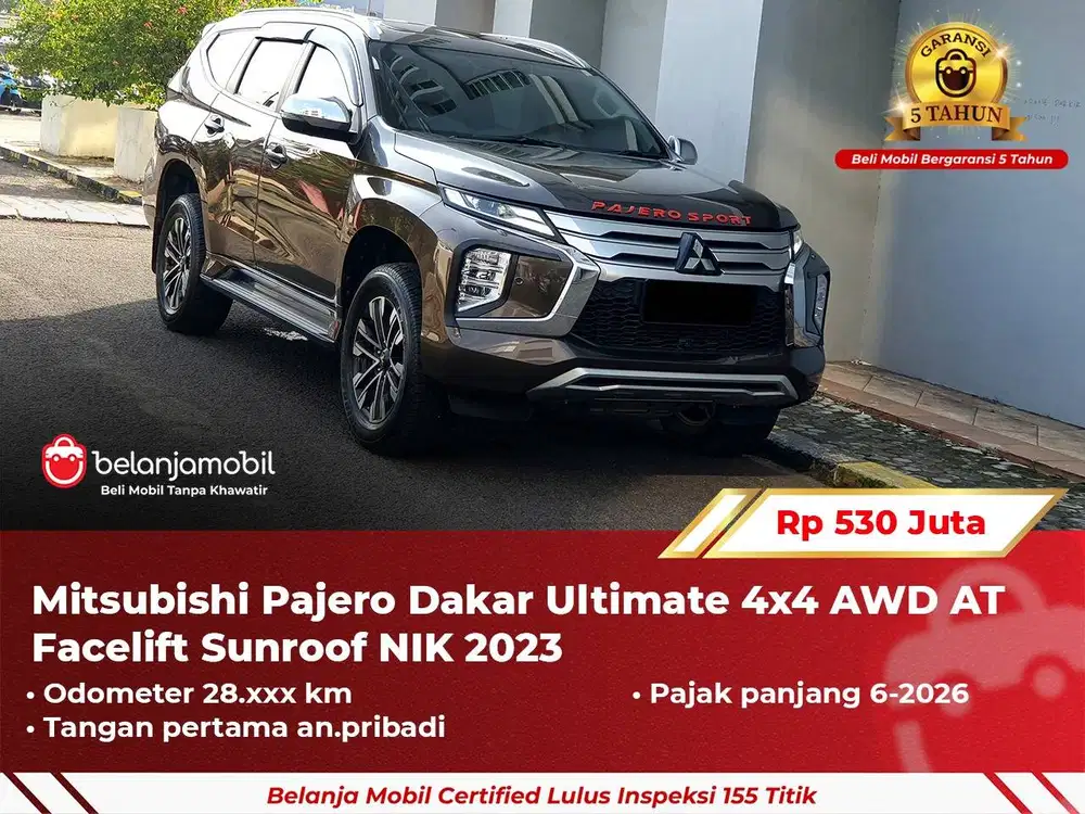 [ 4x4 ] Mitsubishi Pajero Dakar Ultimate AWD AT 2023/2024