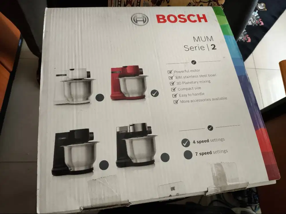 Dijual BOSCH MUMS2ER01 STANDING MIXER / KITCHEN MACHINE 700 W