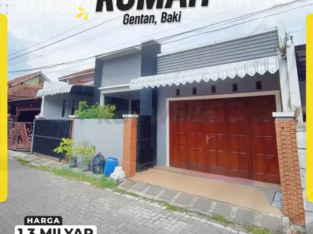 Dijual Rumah Siap Pakai Di dekat Luwes Gentan baki Sukoharjo