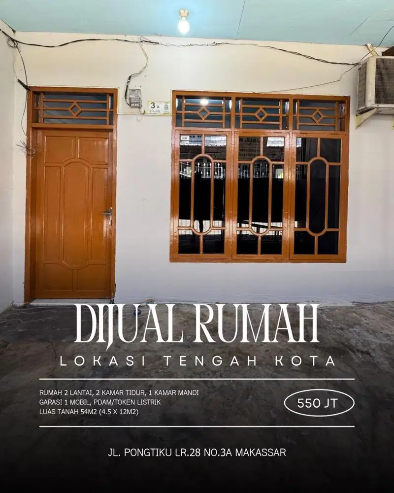 Dijual Rumah Lokasi Tengah Kota