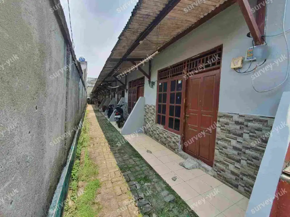 Kontrakan 10 Pintu / Unit LT 306 m2 SHM Strategis Pd Aren