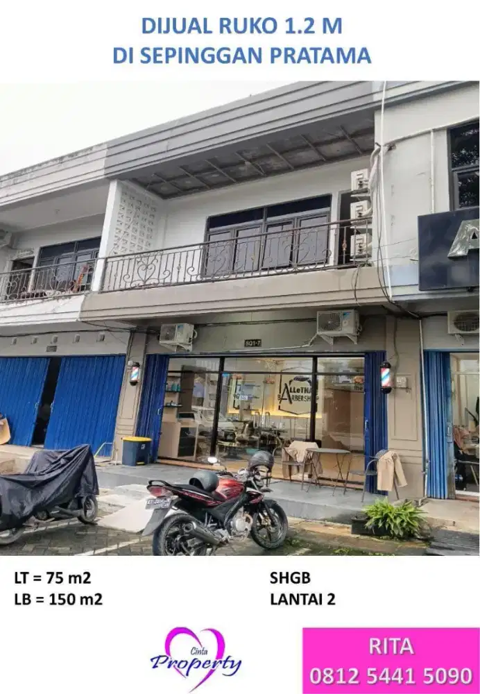 Ruko Dijual di Sepinggan Pratama