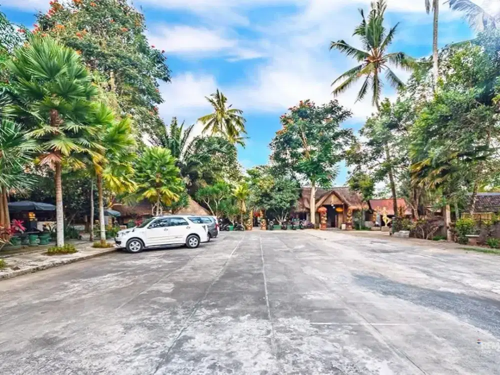 Tanah tebing murah dijual , akses sungai di Tegalllalang.