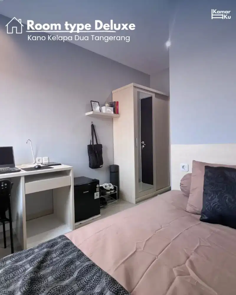 Kost KamarKu Tipe Deluxe Kano Kelapa Dua Tangerang