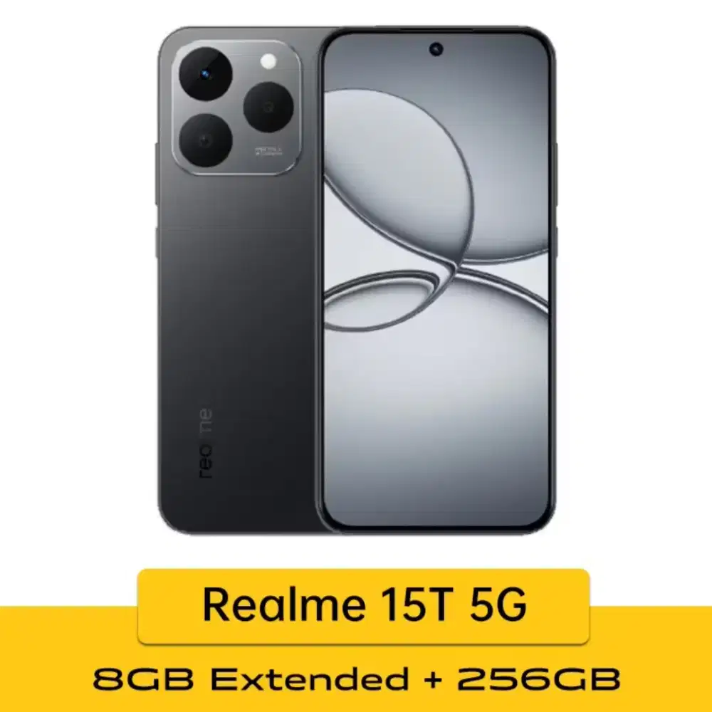 BARU REALME 15T 5G BANYAK PROMO CICILAN 0%.CUKUP KTP SAJA.