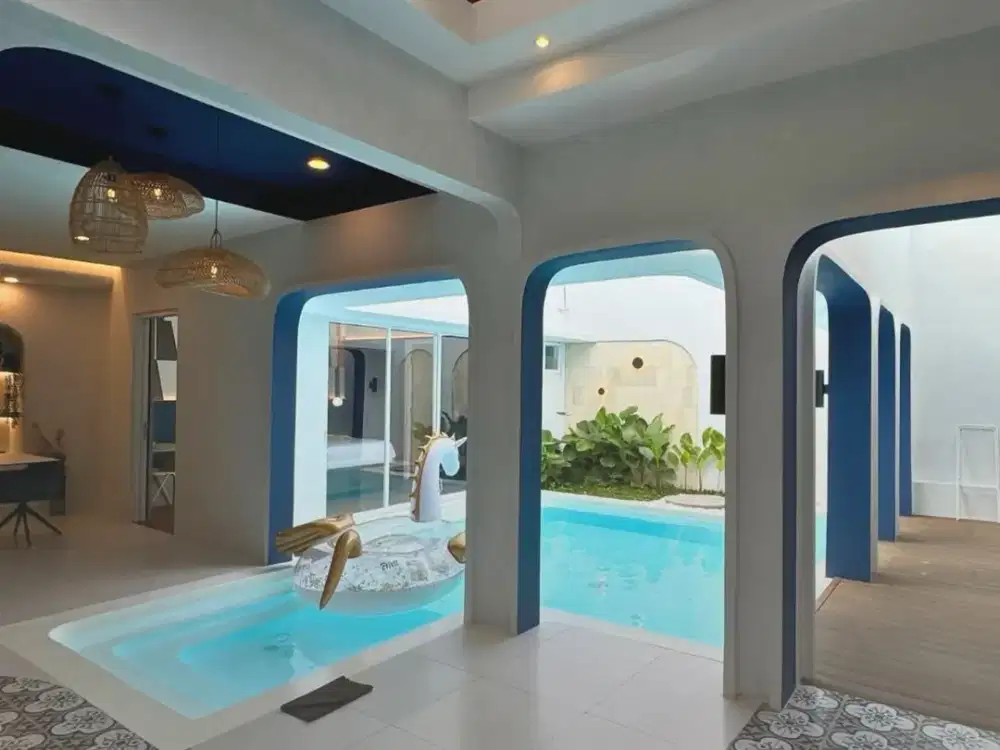 Villa langka mewah masih baru di Jogja dekat Kota Full Furnished Full Operated Untung setiap Bulannya