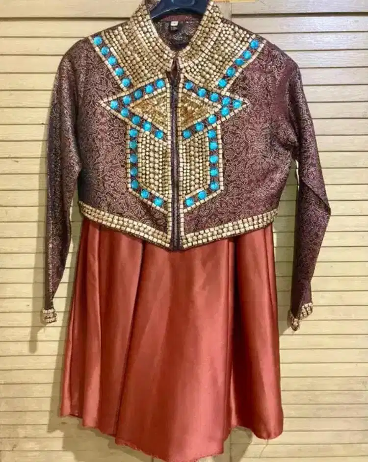 Dress toyobo dan rompi