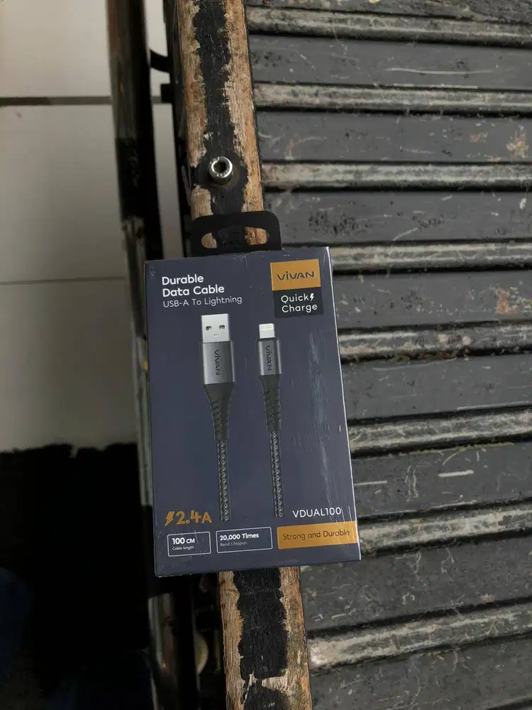 Vivan Data Cable VDUAL100 2.4A Lightning 1M