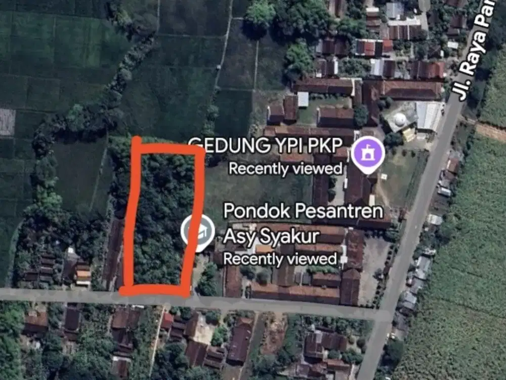 TANAH NON-PERTANIAN DISEWA SHM Jl. Raya Paron