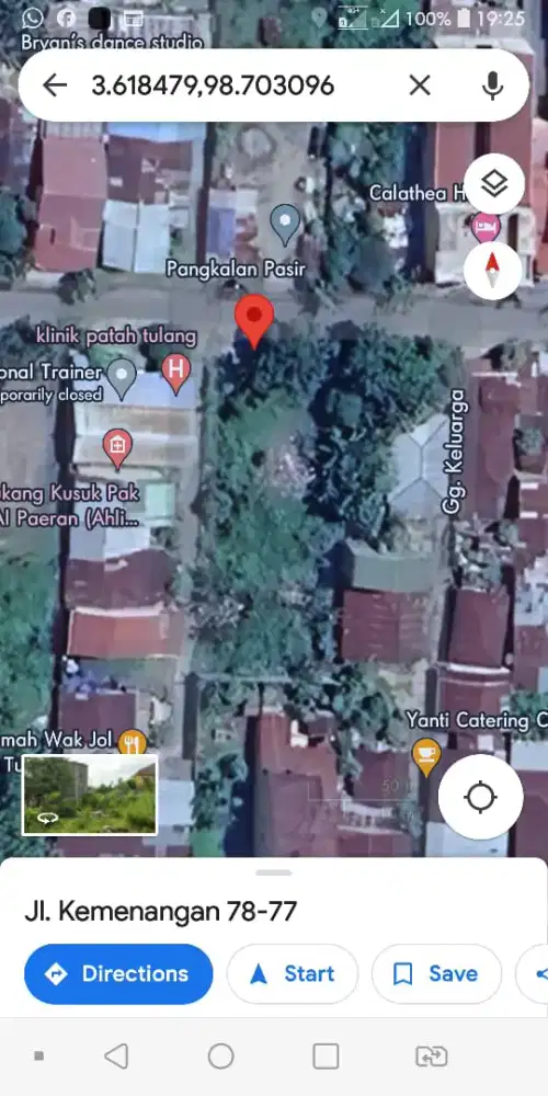 Dijual Tanah lokasi strategis daerah jln pancing