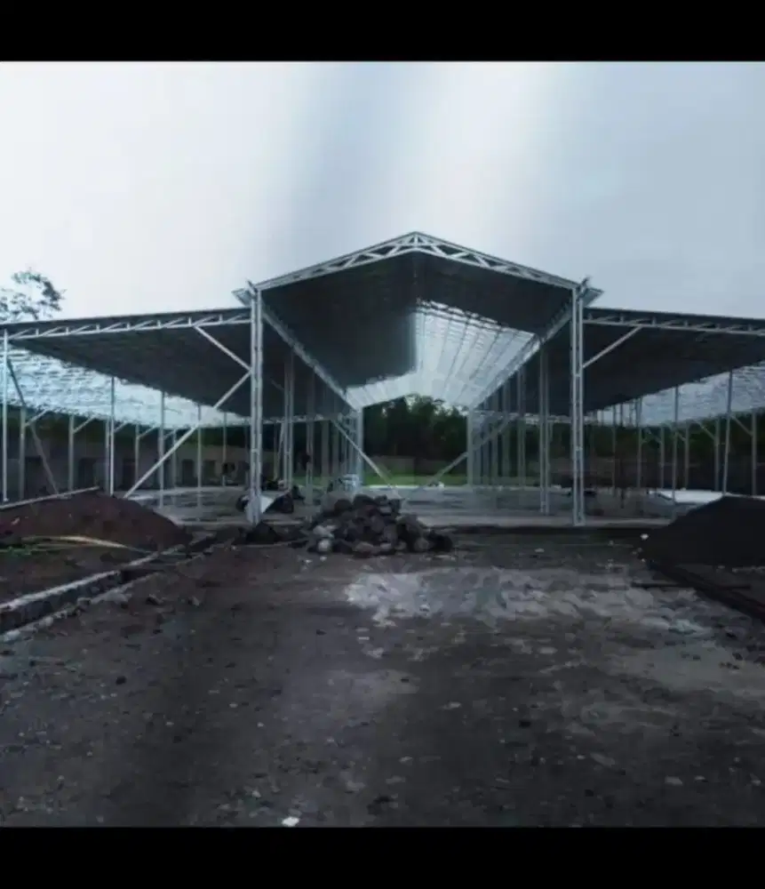 Baja ringan atap spandek pembuatan atap gudang dan parkiran