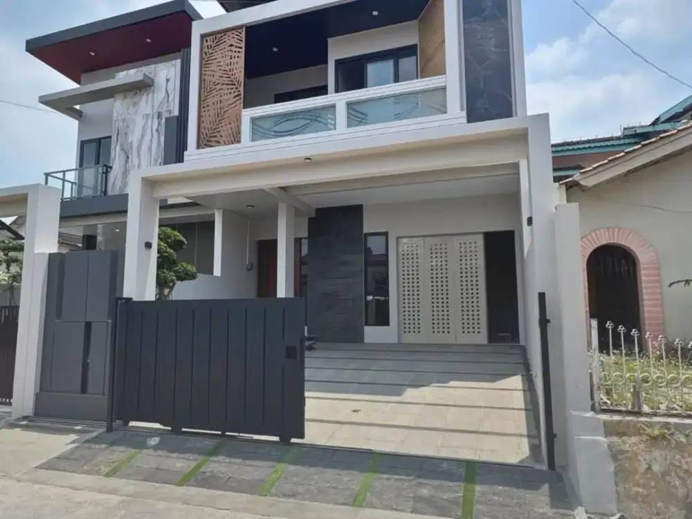 Rumah Baru Megah di Jogja Utara area jalan kaliurang km 7,8 berkualitas Premium dekat ke UGM maupun UII