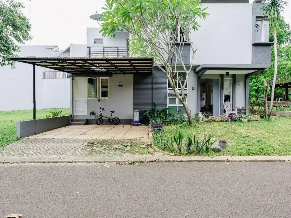 Rumah 2 Lantai Hook Rapi Siap Huni Lokasi di Pavilion BSD