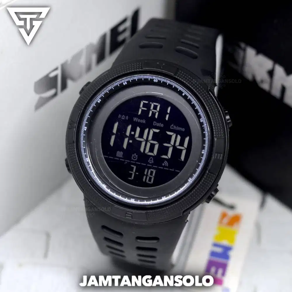 SKMEI 2519 ORIGINAL JAM TANGAN PRIA DIGITAL STOPWATCH ALARM TIMER DLL