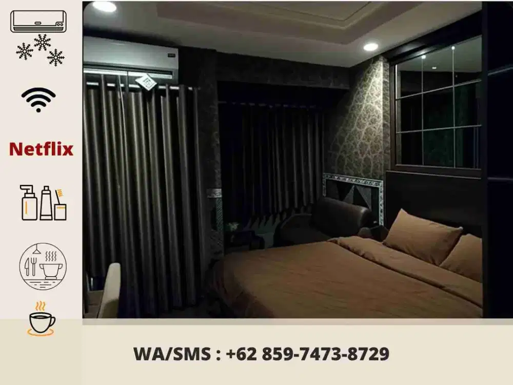 Margonda Residence 54 Mares 5 Apartemen Harian Transit Depok Murah dekat stasiun Depok Baru apartemen belakang dmall dekat santika