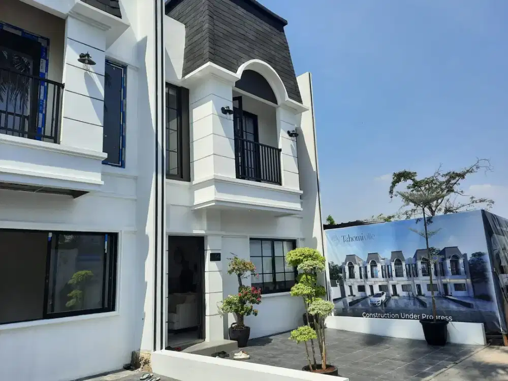 Rumah 2 Lantai - Asri dan Bergaya Modern di Tahomi Ville No. 9 - Cimanggis - Depok