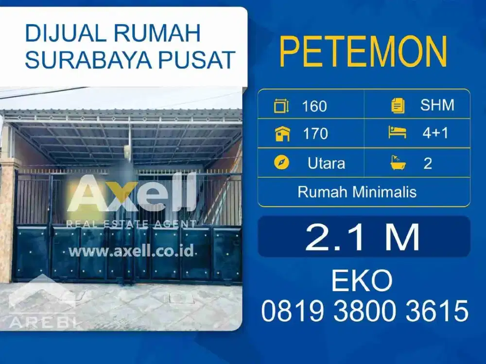 Rumah Petemon Dijual