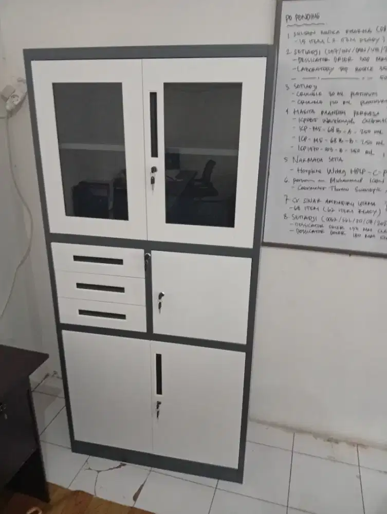 Lemari Arsip Brankas Besi Baru Bebas Ongkir Pasang