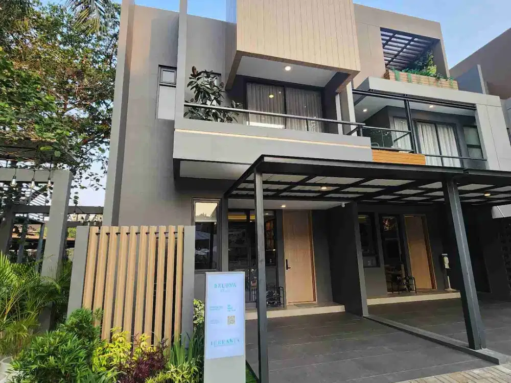Belova Classic at Terravia, rumah 2 lantai full bangunan, sudah include solar panel. Lokasi super strategis di kawasan west BSD, dan berbatasan langsung dengan Gading Serpong. View cluster kawasan green spine.