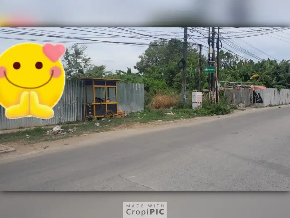 Disewakan Lahan Lokasi Nempel Ke Jalan Raya Babelan